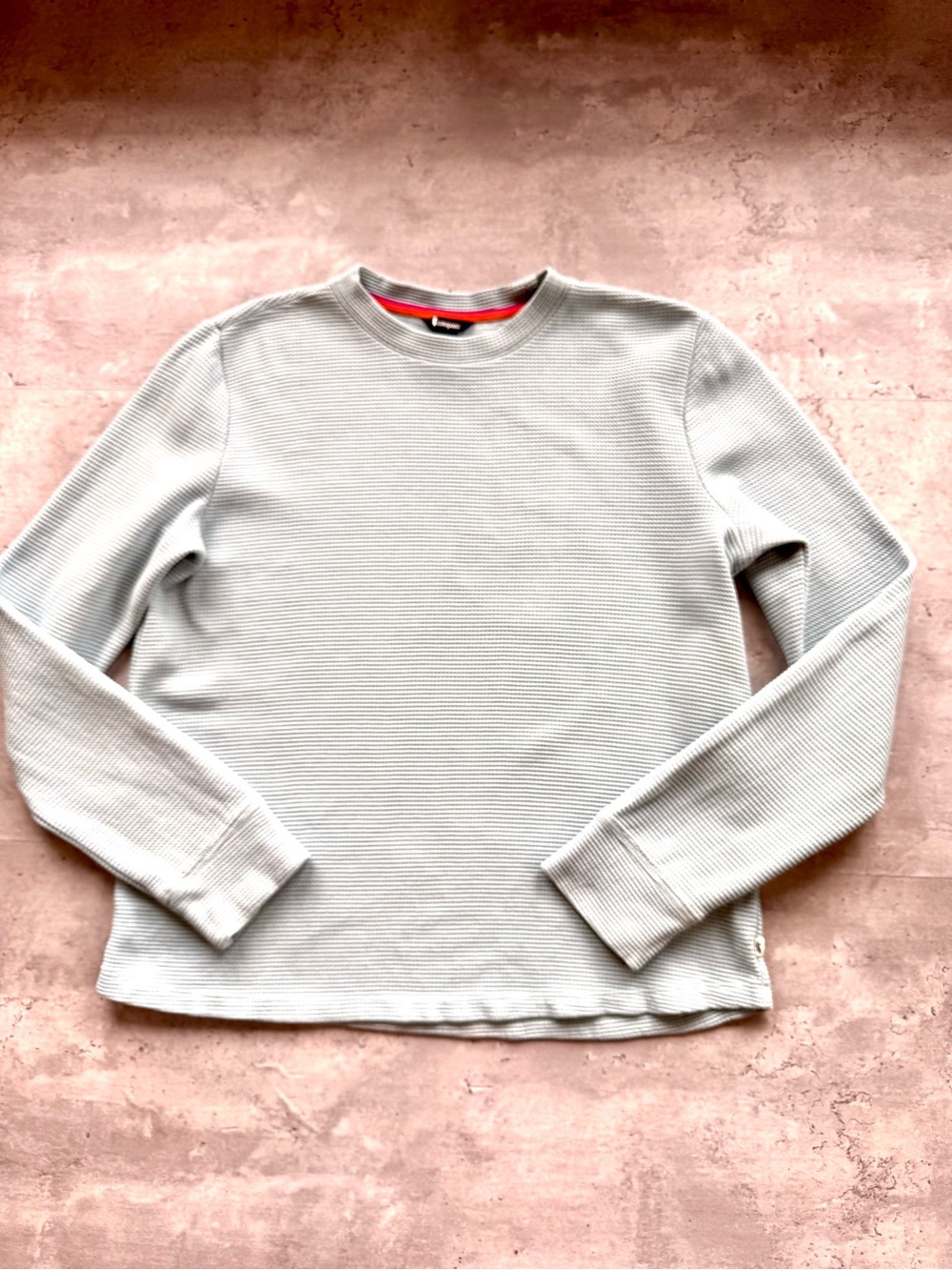 COTOPAXI Atajo Long-Sleeve Waffle Shirt In Sea Spray - Size Medium
